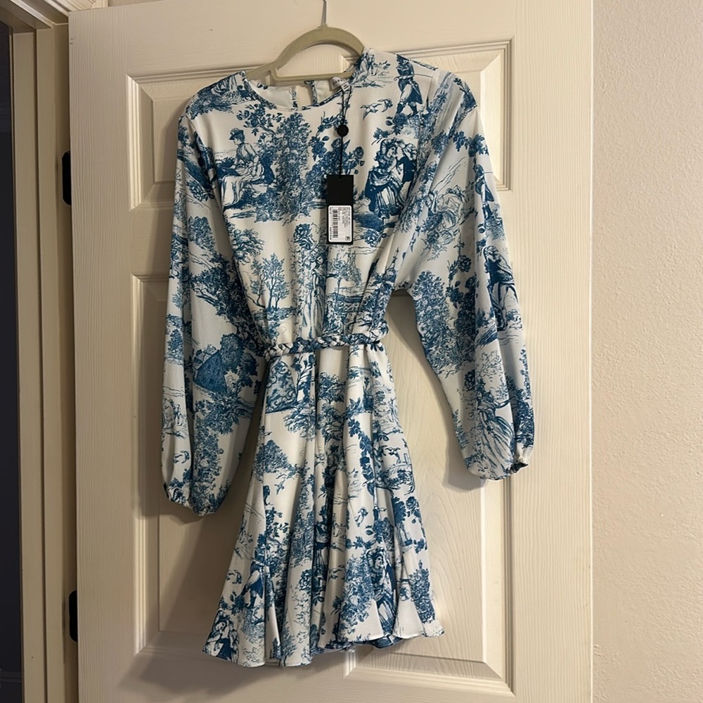 XS Gianni bono toile dress NWT